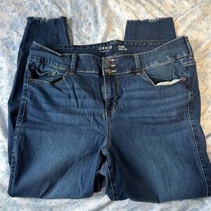Torrid Dark Blue Skinny Jeans